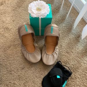 Tieks in taupe size 7